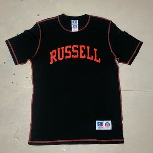 A$AP WORLDWIDE x Russell Athletic Black Logo T-Shirt Size:Small Never Worn